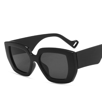 Side Sunglasses Personality Polygon Contrast Sunglasses Retro Sunglasses EHAD +
