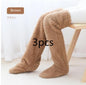 Over Knee High Fuzzy Long Socks Winter Warm Cold Leg Knee Joint Cold-proof Stockings Home Floor Sleeping Socks EHAD +