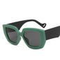 Side Sunglasses Personality Polygon Contrast Sunglasses Retro Sunglasses EHAD +