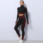 3PCS Yoga Set Seamless Sport Set Women Gym Clothing Leggings Women Crop Top Sports Bra Women Fitness Gym Set Womens Outfits Tracksuit EHAD +